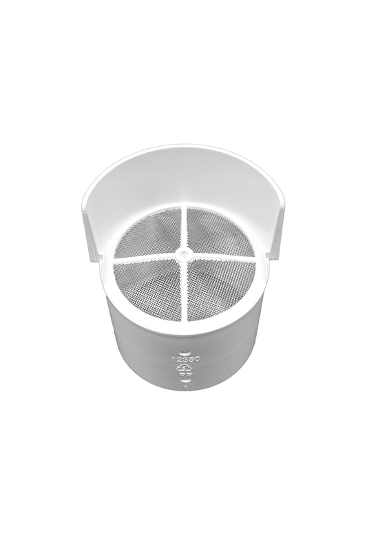 Pipe cap with insect net 50 mm